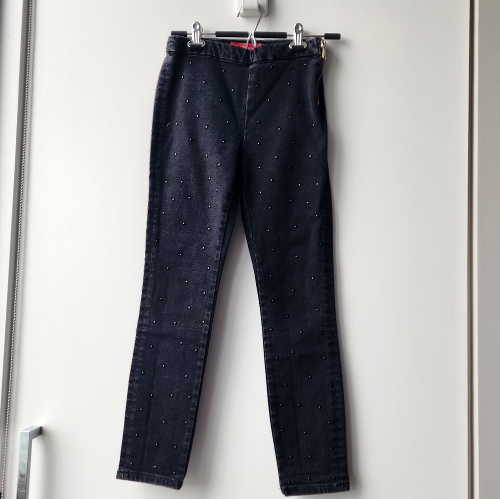 Max & Co Studded Beaded High Waist Jegging Denim Jeans